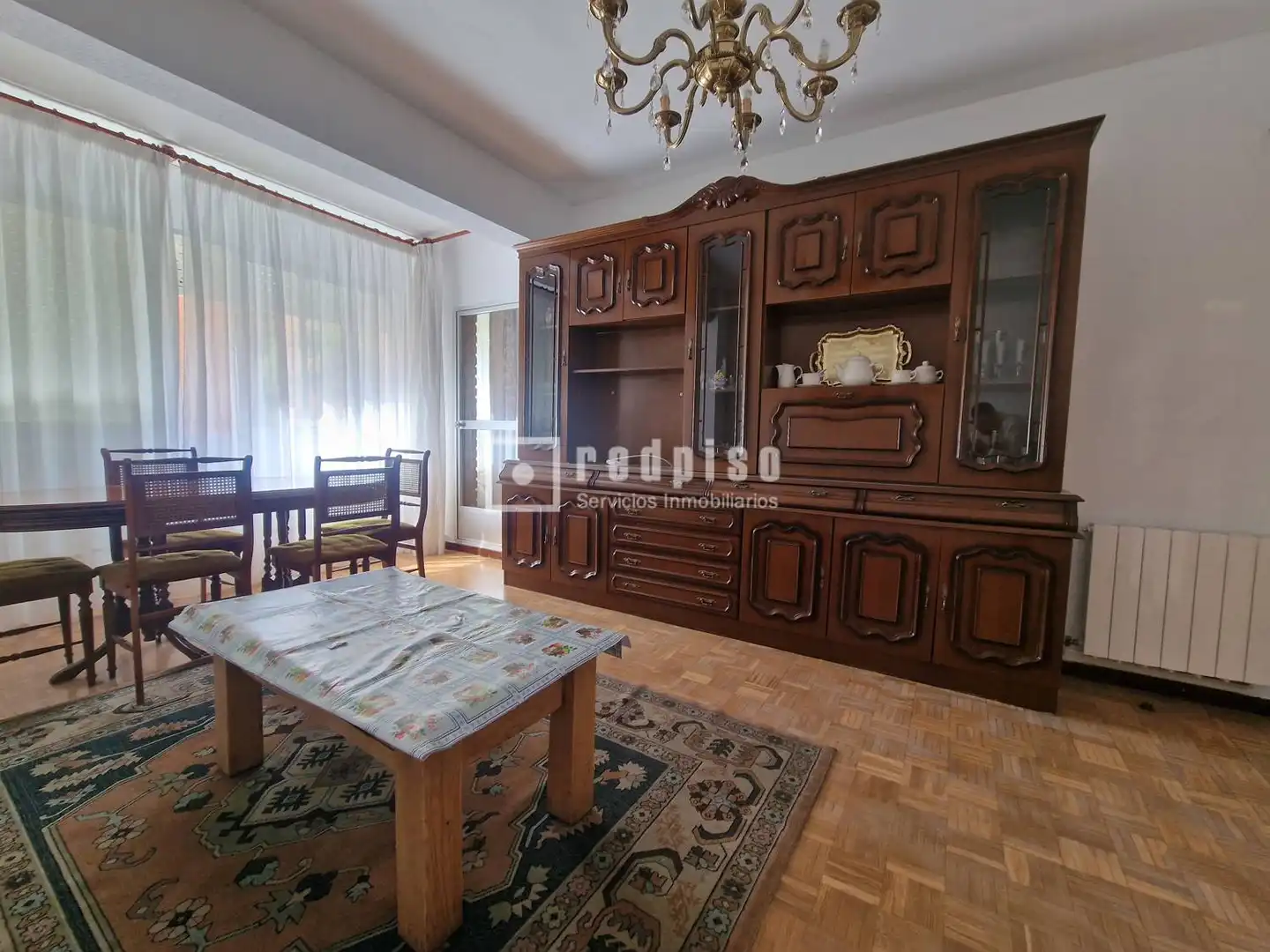 Sala d'estar de Pis en venda en Madrid amb Aire condicionat, Calefacció i Jardí privat