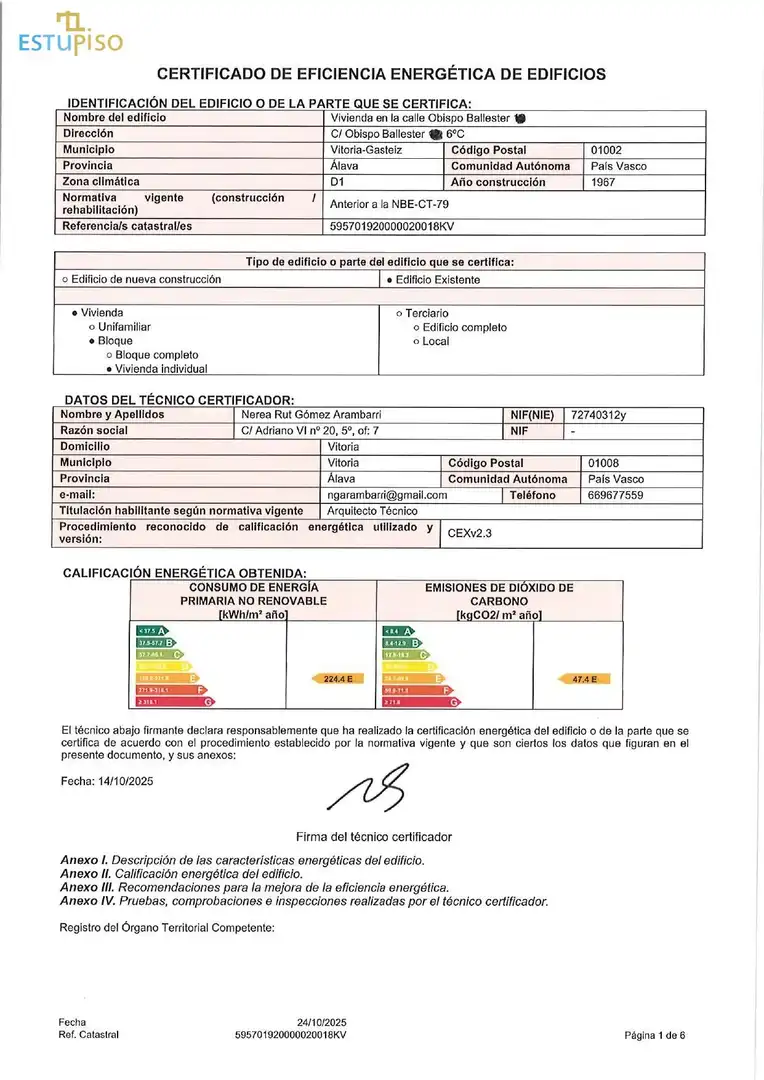 Vista exterior de Pis en venda en El Anglo