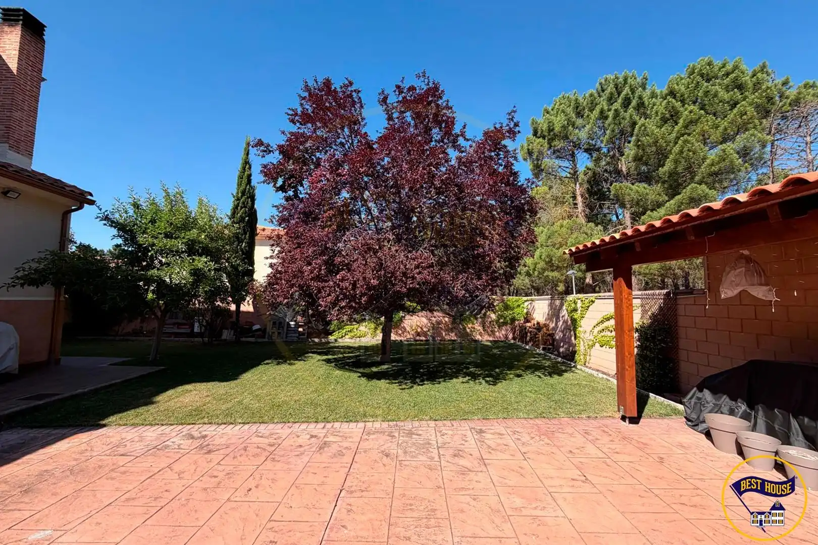 Jardí de Casa adosada en venda en Chillarón de Cuenca amb Calefacció, Jardí privat i Terrassa