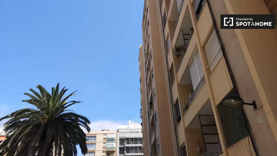 Vista exterior de Pis de lloguer en Valencia amb Aire condicionat, Calefacció i Moblat