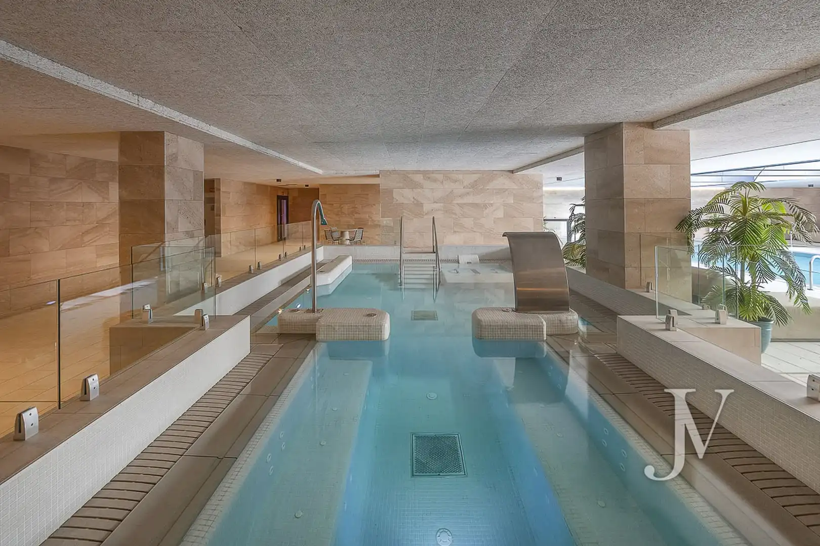 Swimming pool of Duplexes for sale in Madrid  with Air Conditioner, Heating and Private garden
