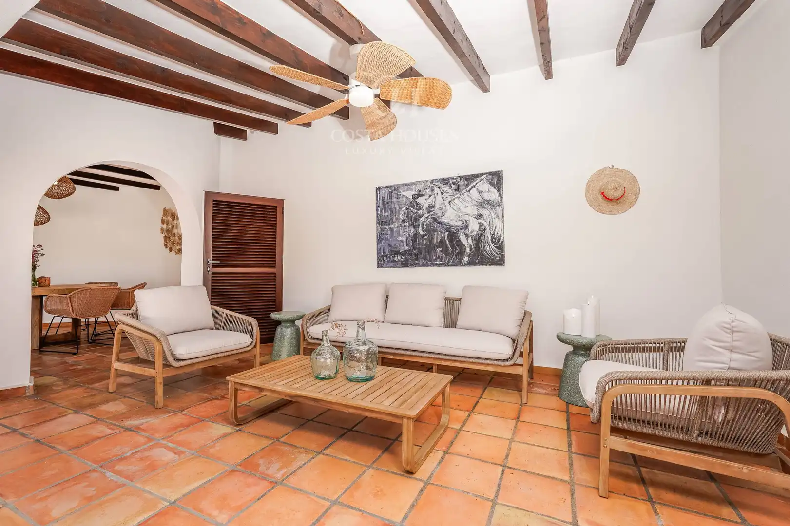 Living room of Houses for sale in Jávea / Xàbia  with Air Conditioner, Heating and Private garden