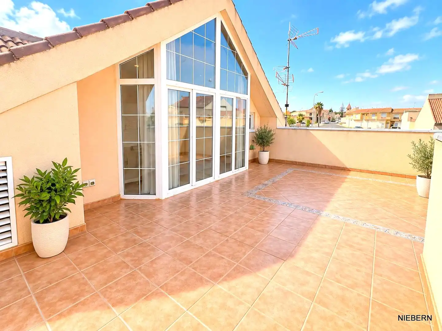 Terraza de Casa o chalet en venta en Cartagena con Aire acondicionado, Jardín privado y Terraza