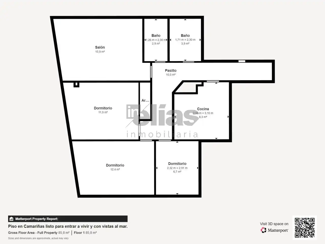 Flat for sale in Camariñas  with Storage room, Furnished and Balcony