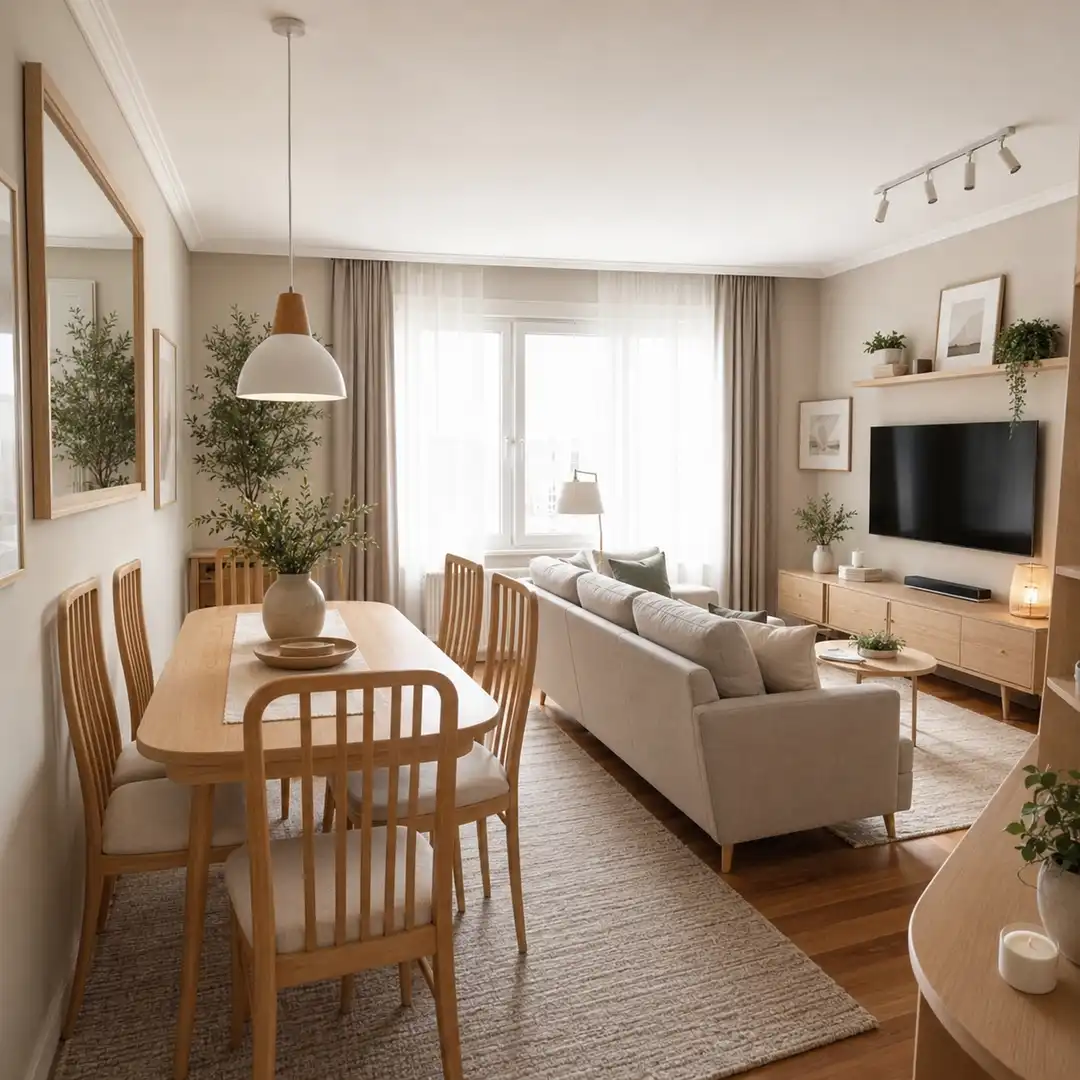 Sala de estar de Piso en venta en Getxo  con Calefacción, Parquet y Terraza
