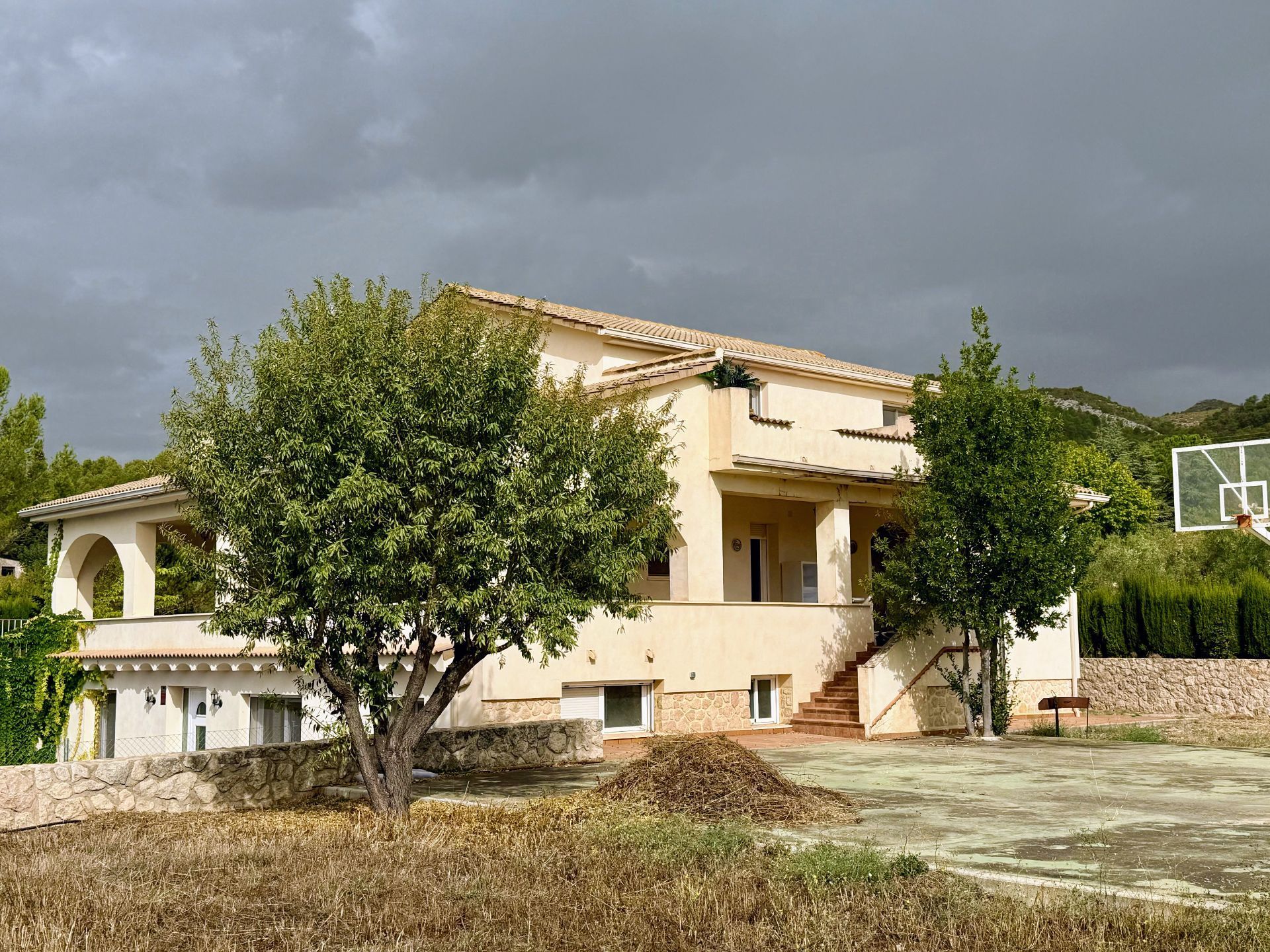 Exterior view of House or chalet for sale in Alcoy / Alcoi  with Air Conditioner, Private garden and Terrace