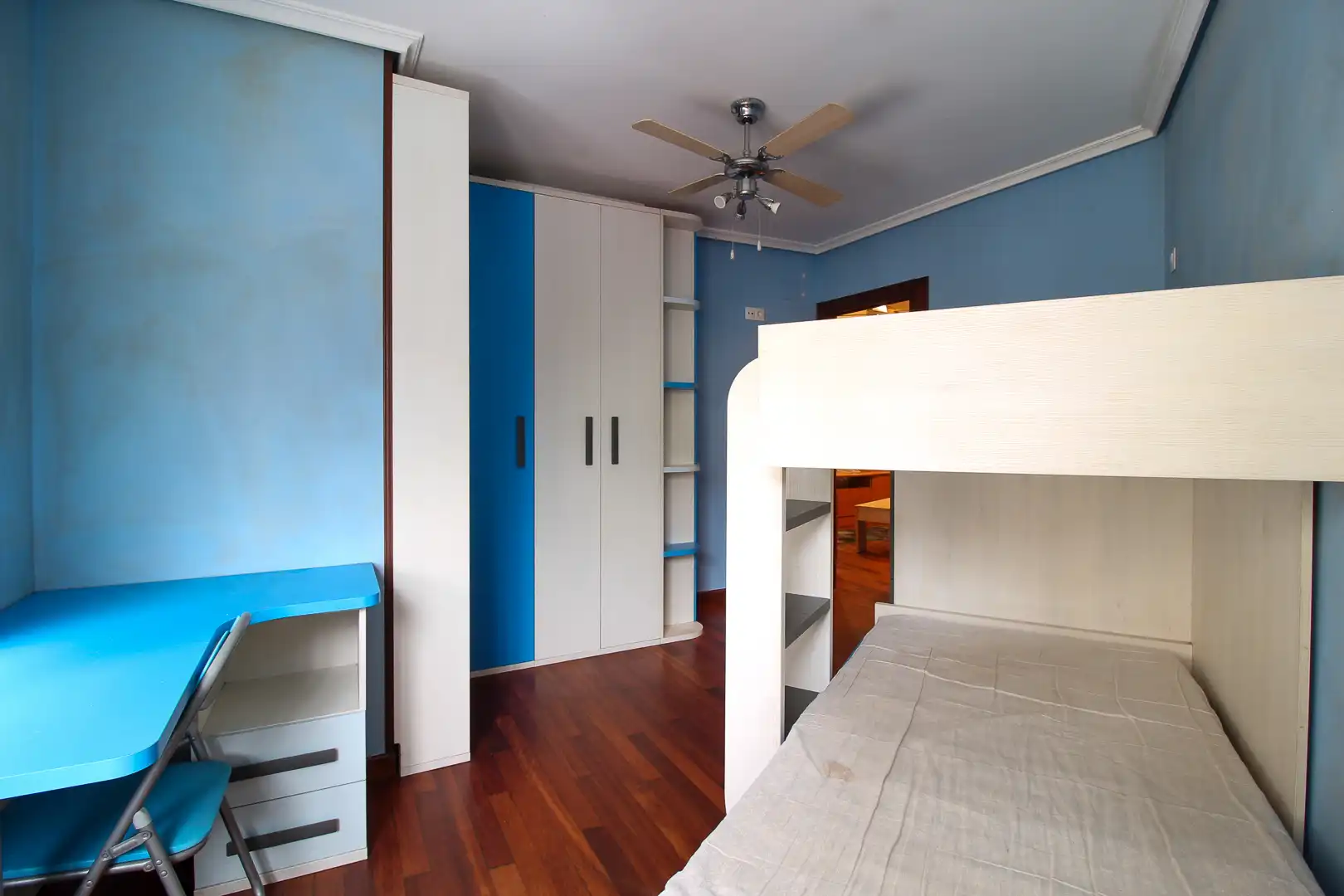 Bedroom of Flat for sale in Santa María de Cayón  with Heating, Parquet flooring and Furnished