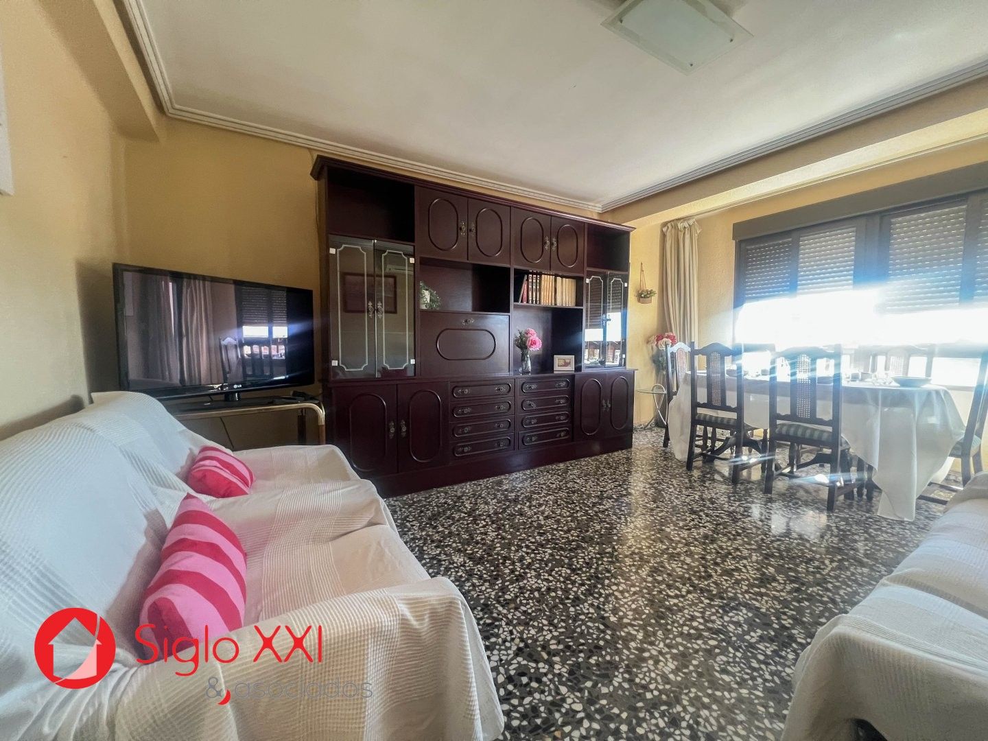 Living room of Flat for sale in Vila-real  with Air Conditioner and Furnished