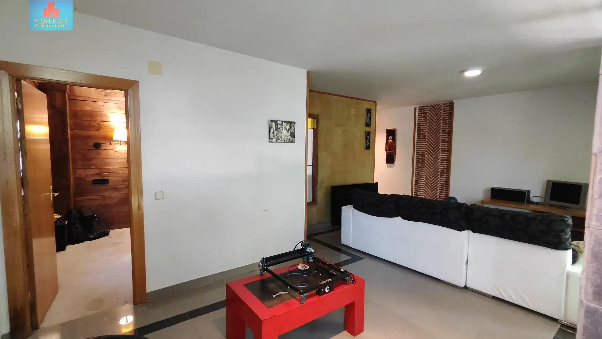Sala de estar de Finca rústica en venta en Muñopepe con Calefacción, Jardín privado y Trastero