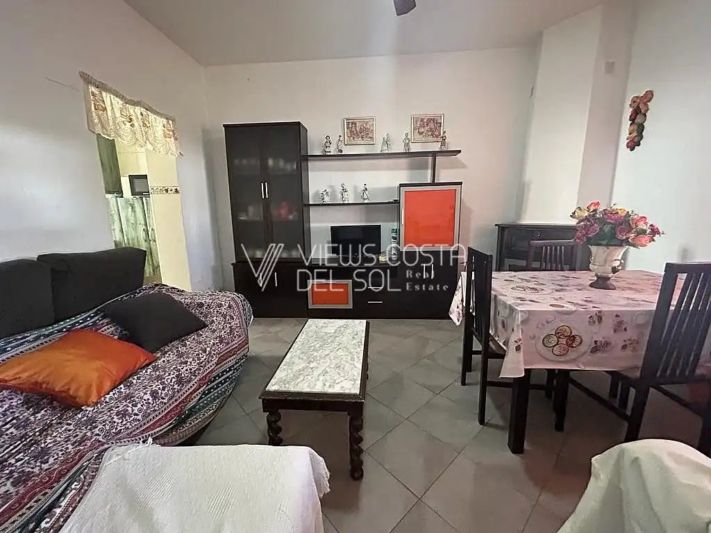 Sala de estar de Casa o chalet en venta en Torrox con Terraza, Amueblado y Horno