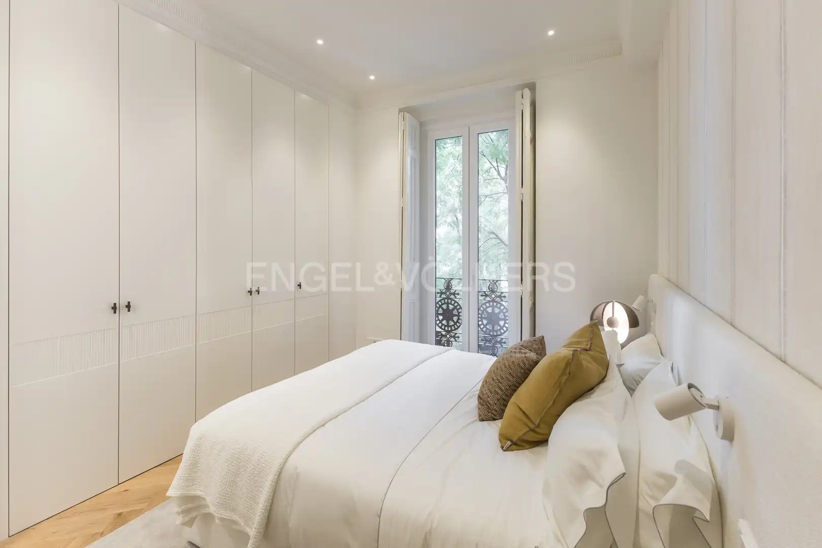 Schlafzimmer von Wohnung zur Miete in Barrio de Salamanca