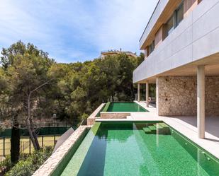 Swimming pool of Single-family semi-detached for sale in Calvià  with Air Conditioner, Terrace and Swimming Pool