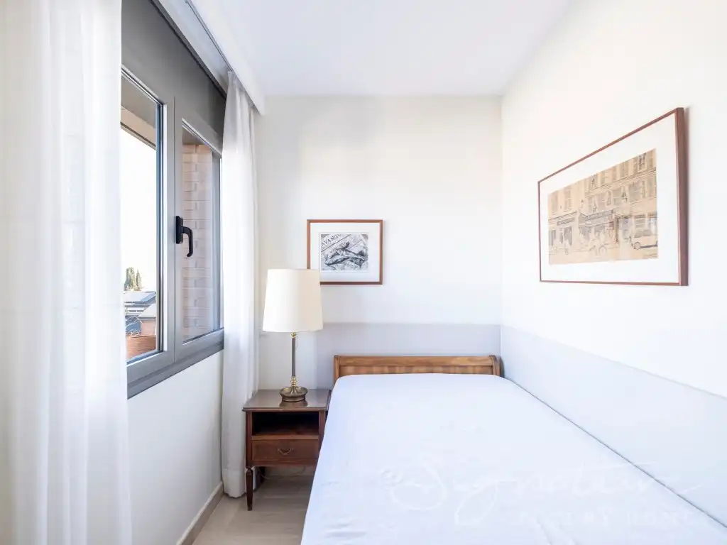 Bedroom of Attic for sale in Sant Cugat del Vallès  with Air Conditioner, Terrace and Swimming Pool