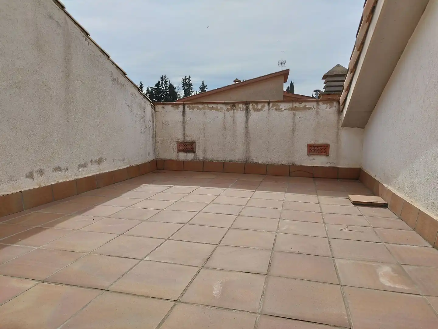 Terraza de Casa o chalet en venta en Riudellots de la Selva con Aire acondicionado, Calefacción y Jardín privado