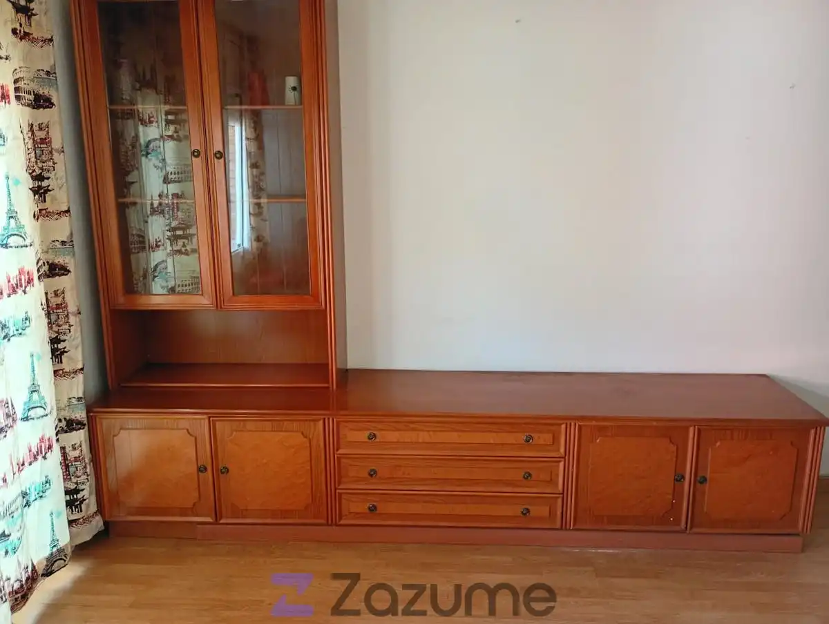 Sala de estar de Piso de alquiler en Barcelona con Parquet, Horno y Lavadora