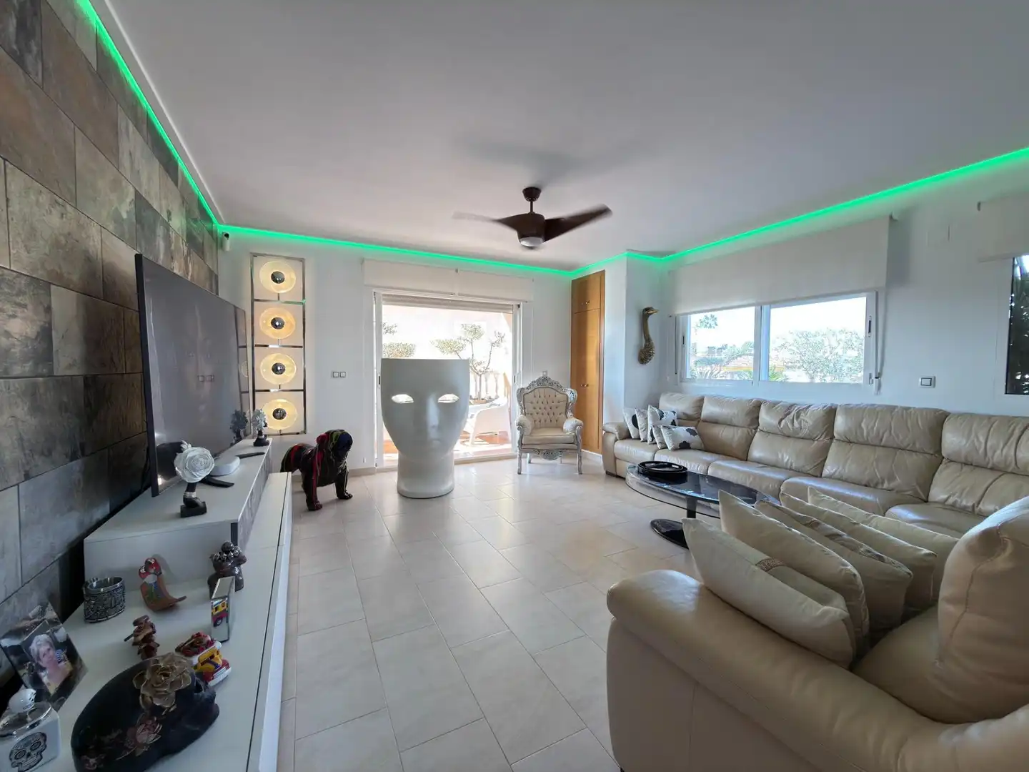 Sala d'estar de Apartament en venda en Orihuela amb Aire condicionat, Calefacció i Jardí privat