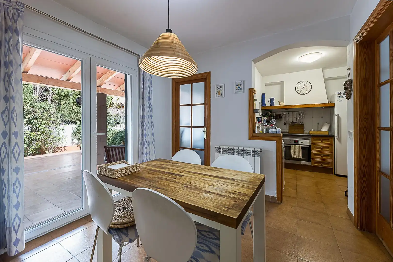 Menjador de Casa adosada en venda en  Palma de Mallorca amb Calefacció, Parquet i Terrassa