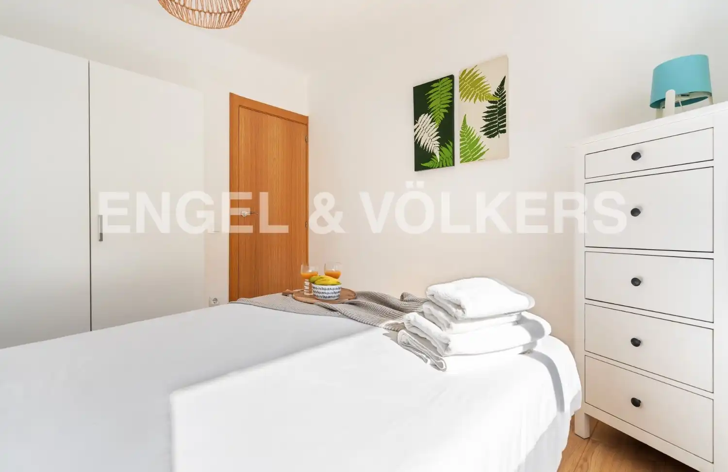 Schlafzimmer von Wohnung zur Miete in Barcelona mit Klimaanlage, Heizung und Parkett