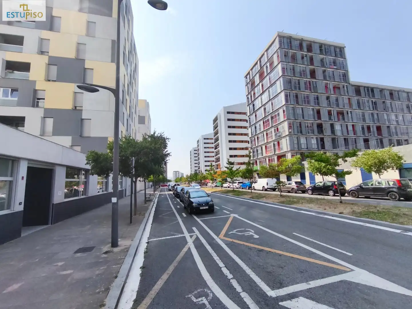 Vista exterior de Pis en venda en Vitoria - Gasteiz amb Calefacció, Parquet i Terrassa