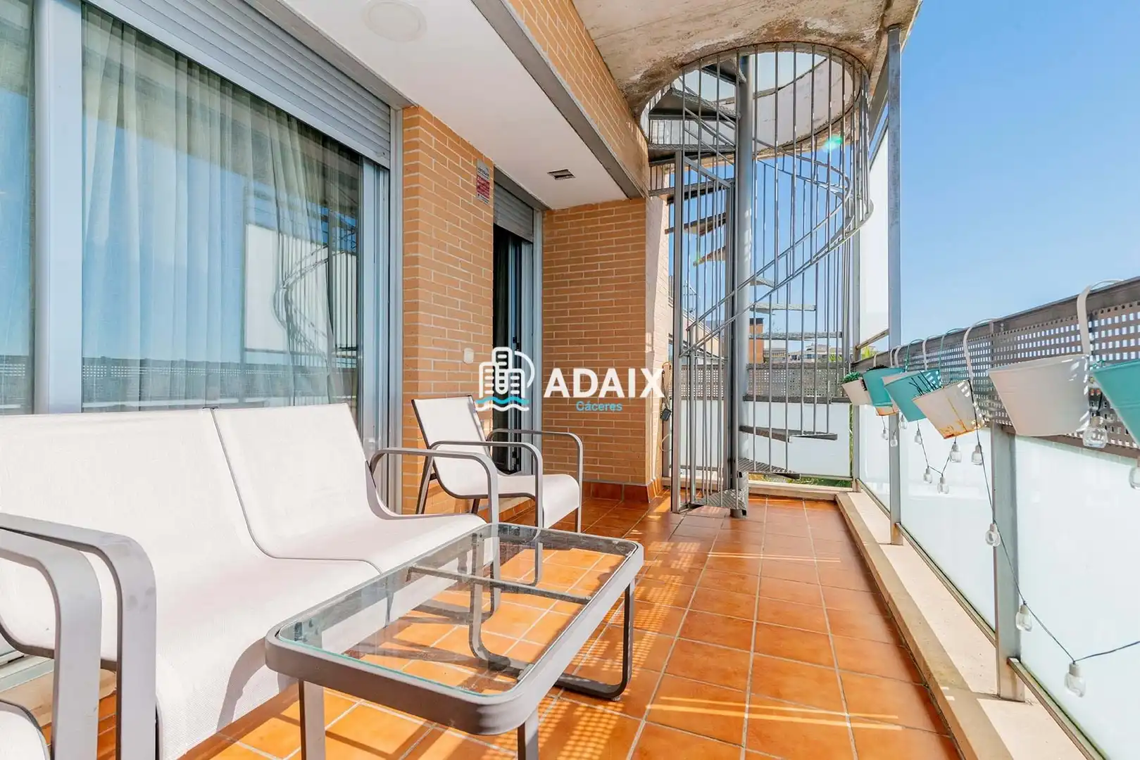 Terraza de Ático en venta en Cáceres con Aire acondicionado, Calefacción y Terraza