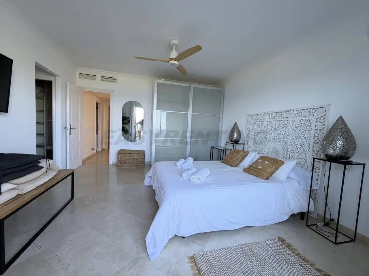 Bedroom of Detached homes for rent in La Alcaidesa  with Air Conditioner, Terrace and Furnished
