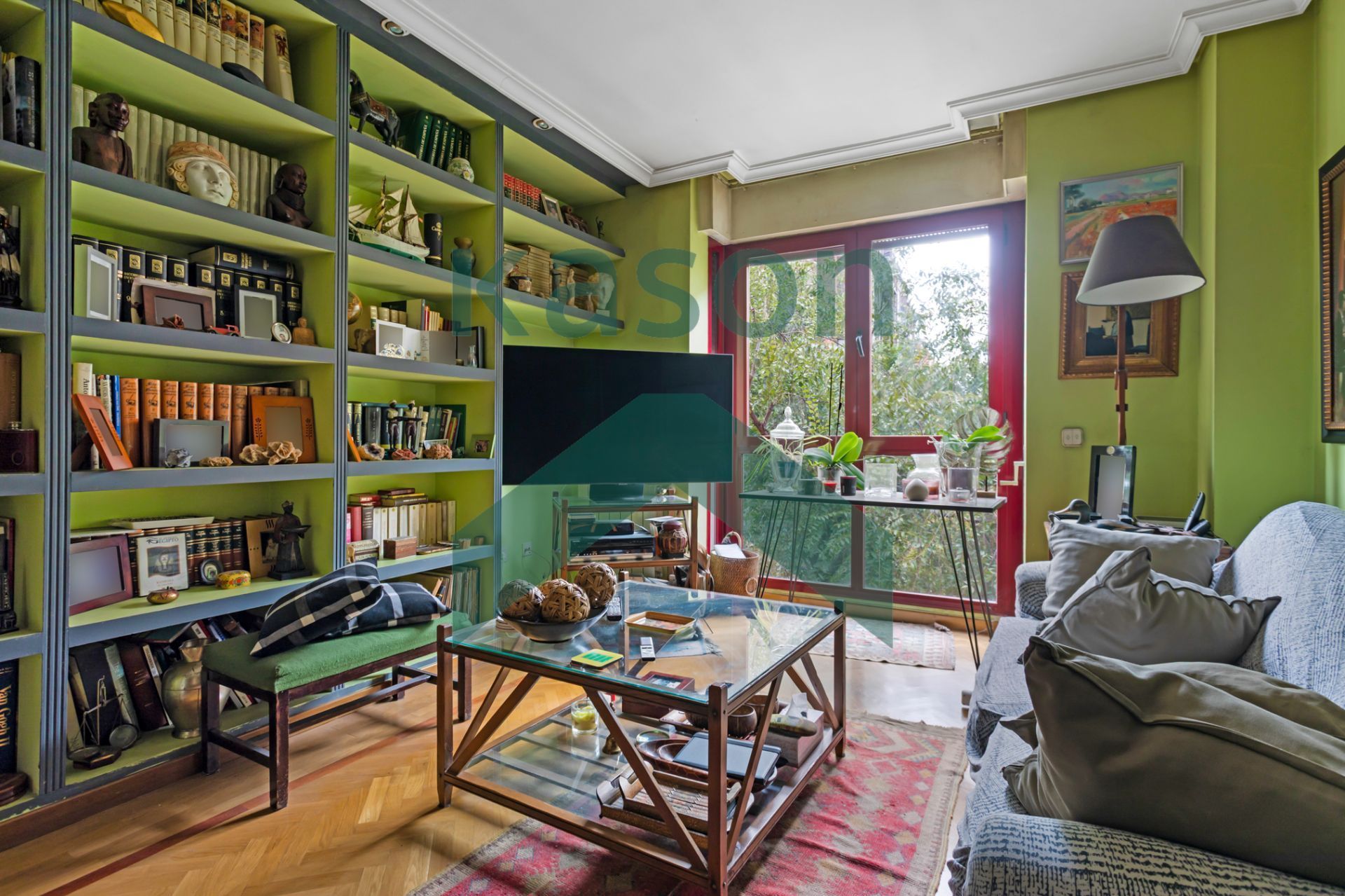 Sala de estar de Piso en venta en  Madrid Capital con Aire acondicionado, Calefacción y Piscina comunitaria