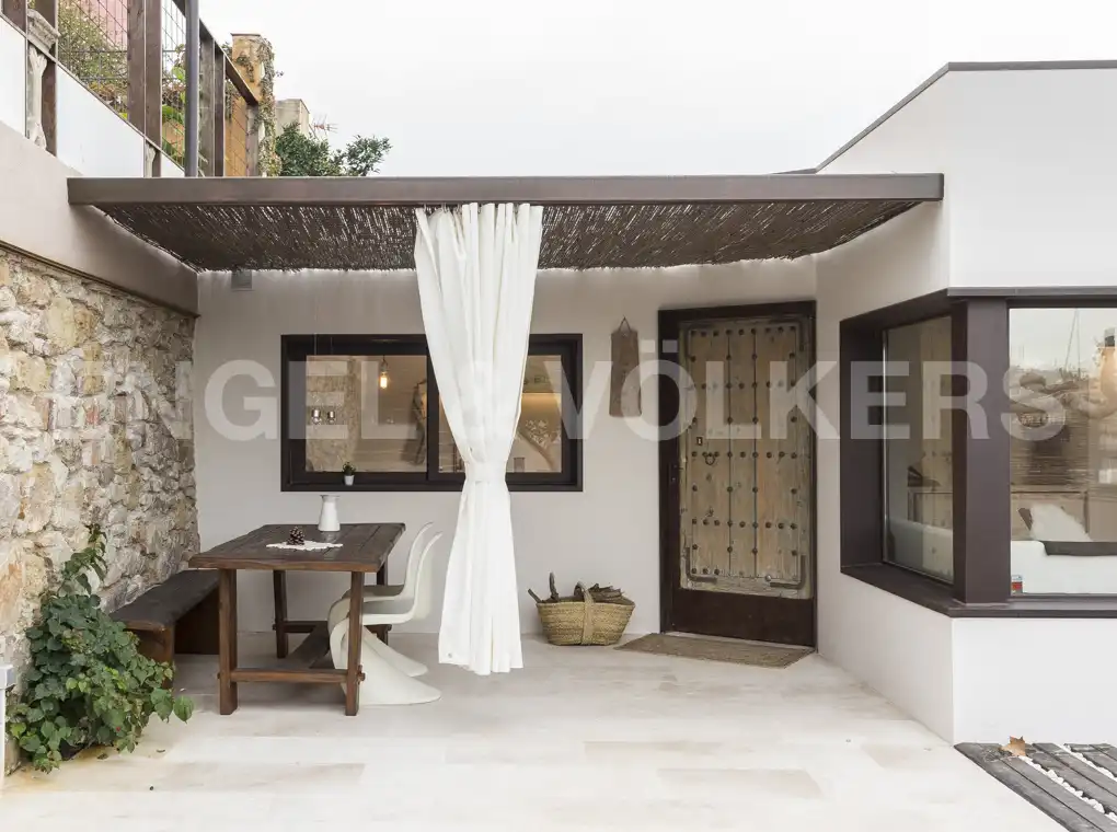 Terraza de Casa adosada de alquiler en Barcelona con Calefacción, Jardín privado y Terraza