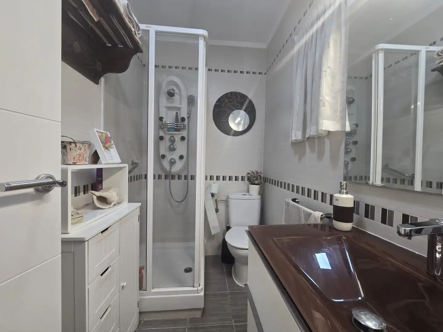 Bathroom of Detached homes for sale in Castellón de la Plana / Castelló de la Plana  with Air Conditioner, Heating and Parquet flooring