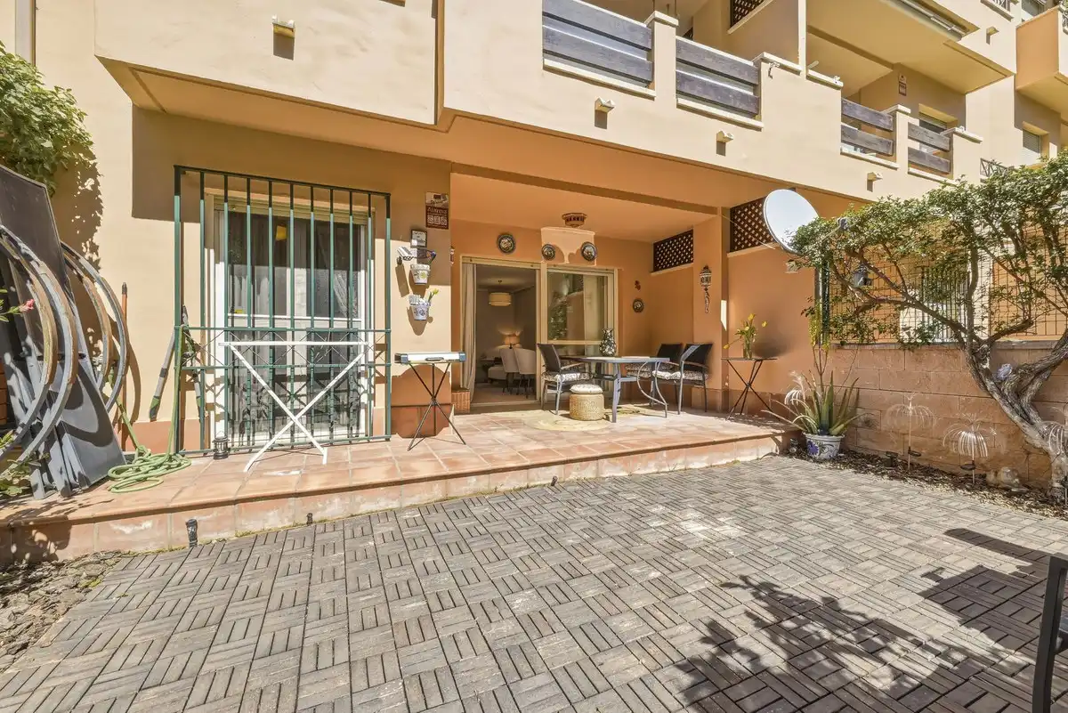 Terraza de Apartamento en venta en Marbella con Aire acondicionado, Jardín privado y Terraza