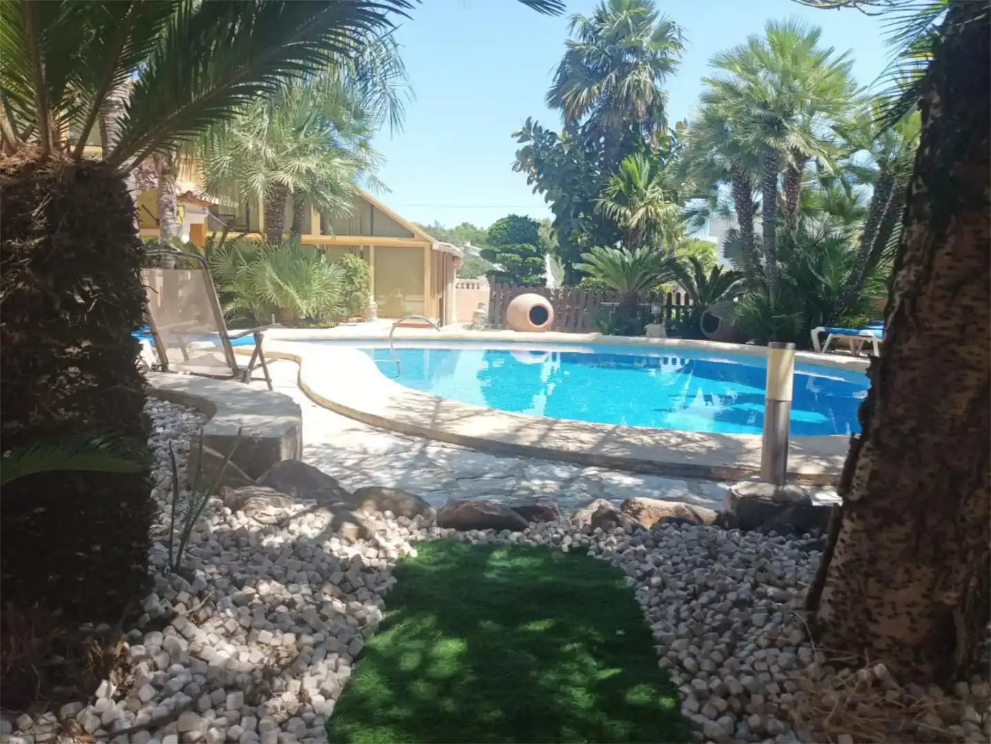 Piscina de Casa o xalet de lloguer en Dénia amb Aire condicionat, Jardí privat i Piscina