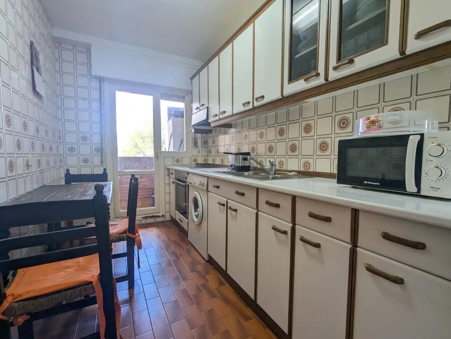 Cocina de Piso en venta en Estella / Lizarra con Calefacción, Parquet y Terraza