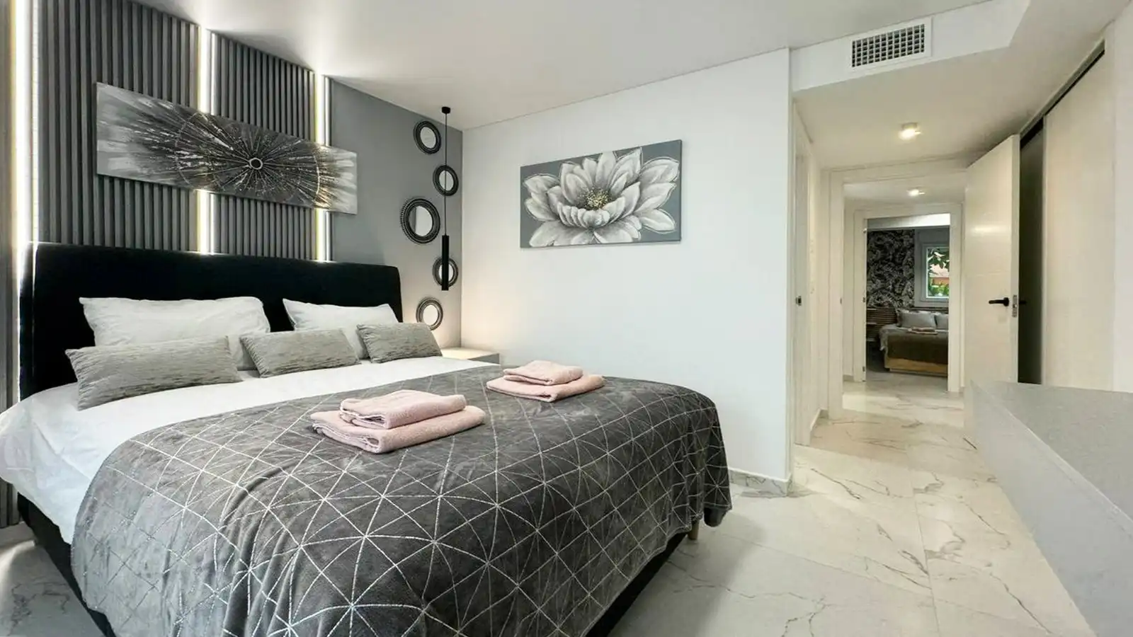 Habitación de Apartamento en venta en Elche / Elx con Aire acondicionado, Terraza y Amueblado