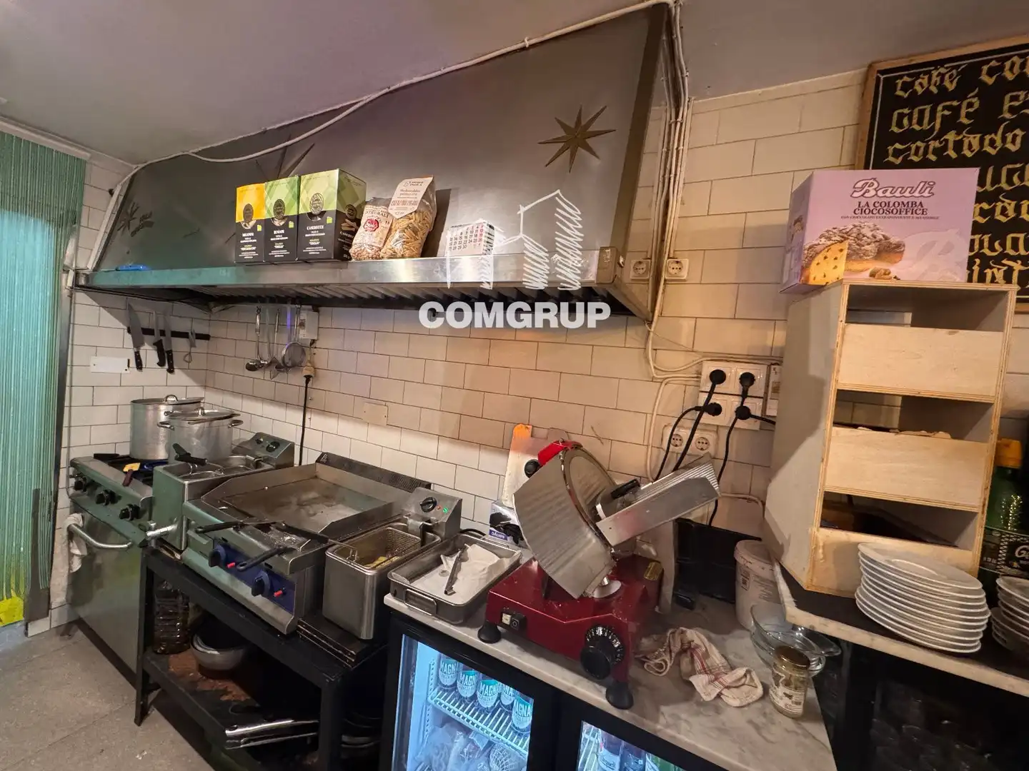 Cocina de Local en traspaso en Barcelona con Aire acondicionado