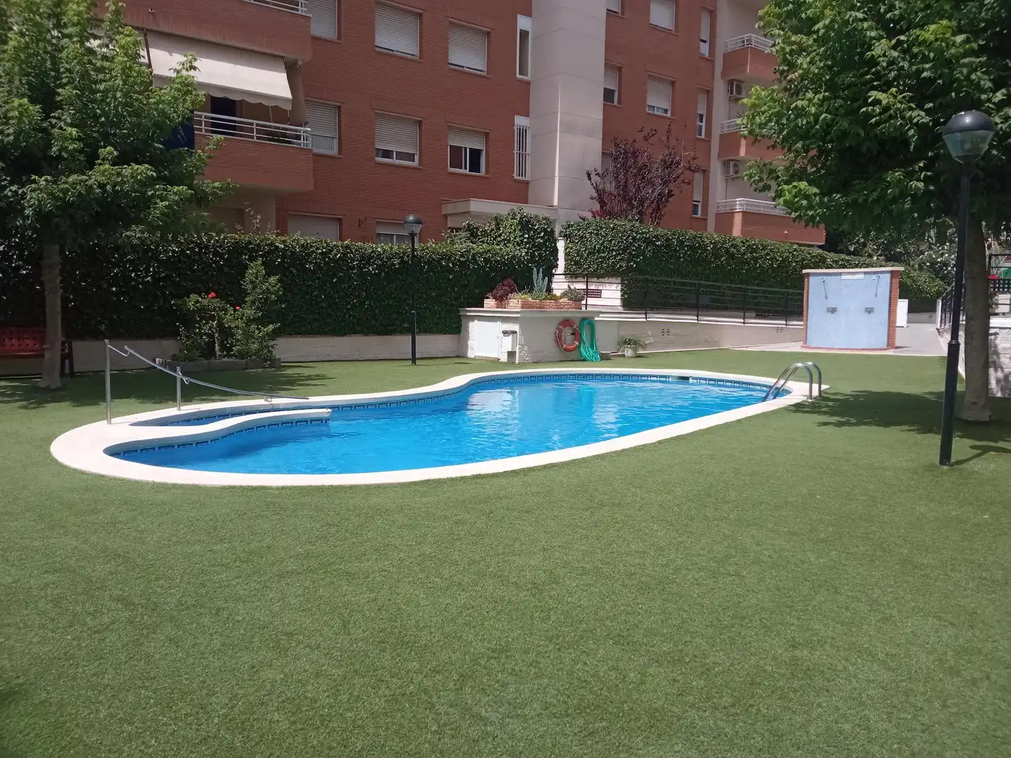 Swimming pool of Flat for sale in Salou  with Heating, Private garden and Swimming Pool