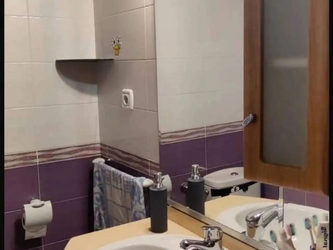 Bathroom of Flat for sale in Plasencia  with Air Conditioner