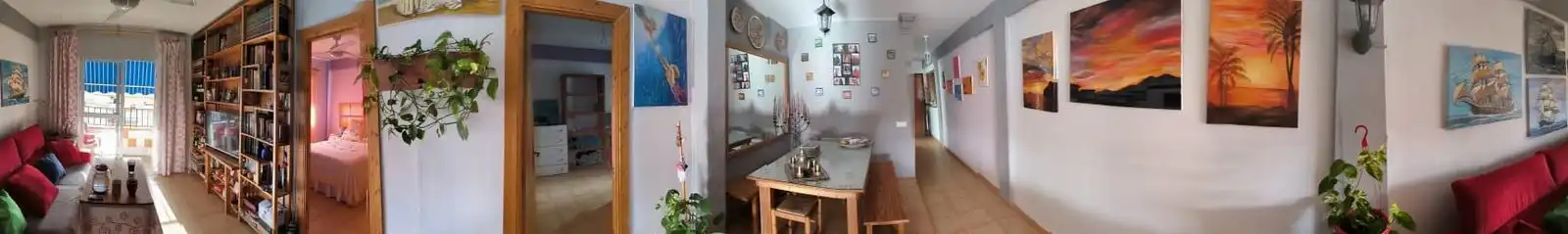 Dining room of Flat for sale in Marbella  with Air Conditioner, Terrace and Furnished