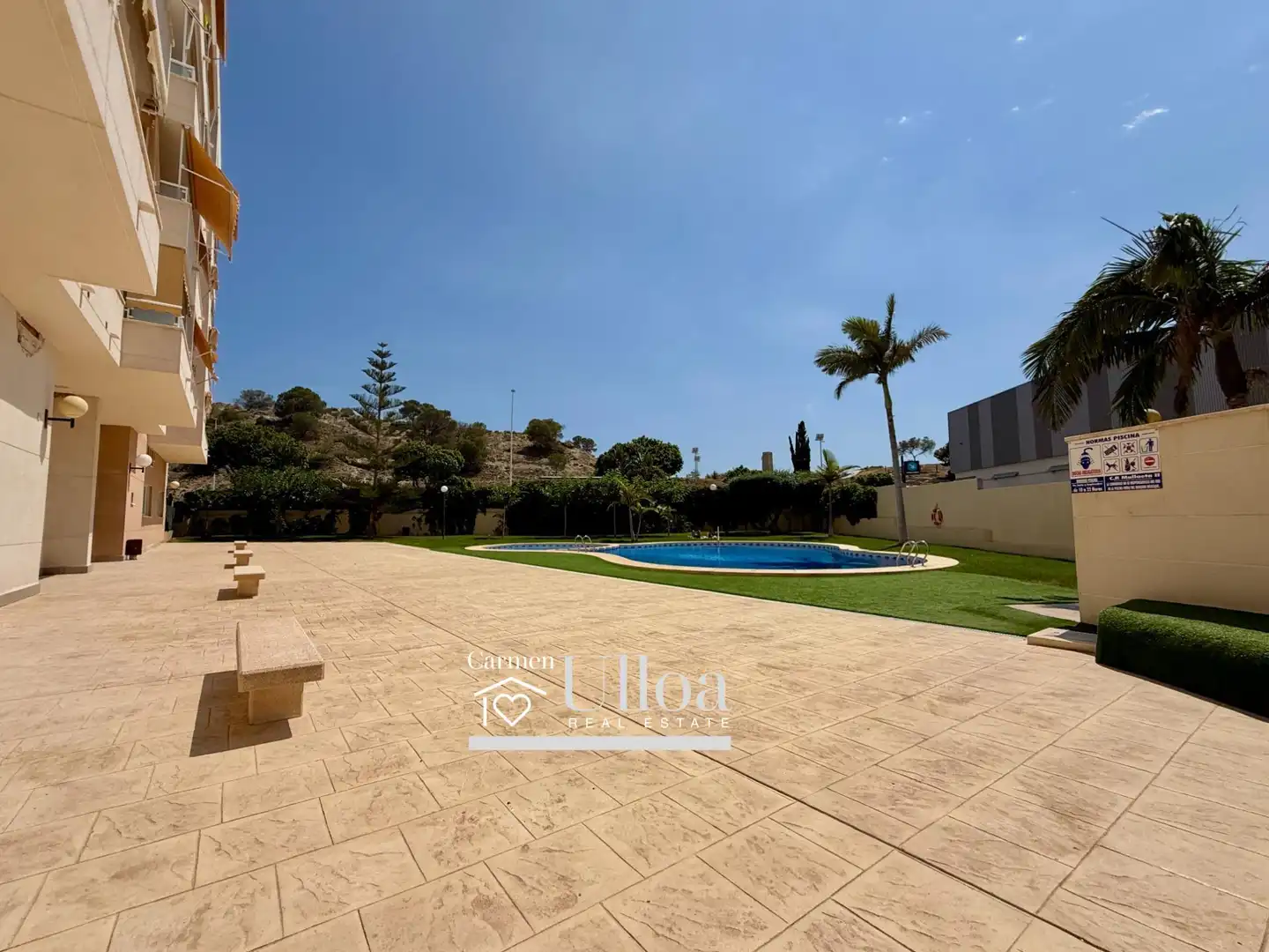 Piscina de Apartamento en venta en Villajoyosa / La Vila Joiosa con Aire acondicionado, Jardín privado y Terraza