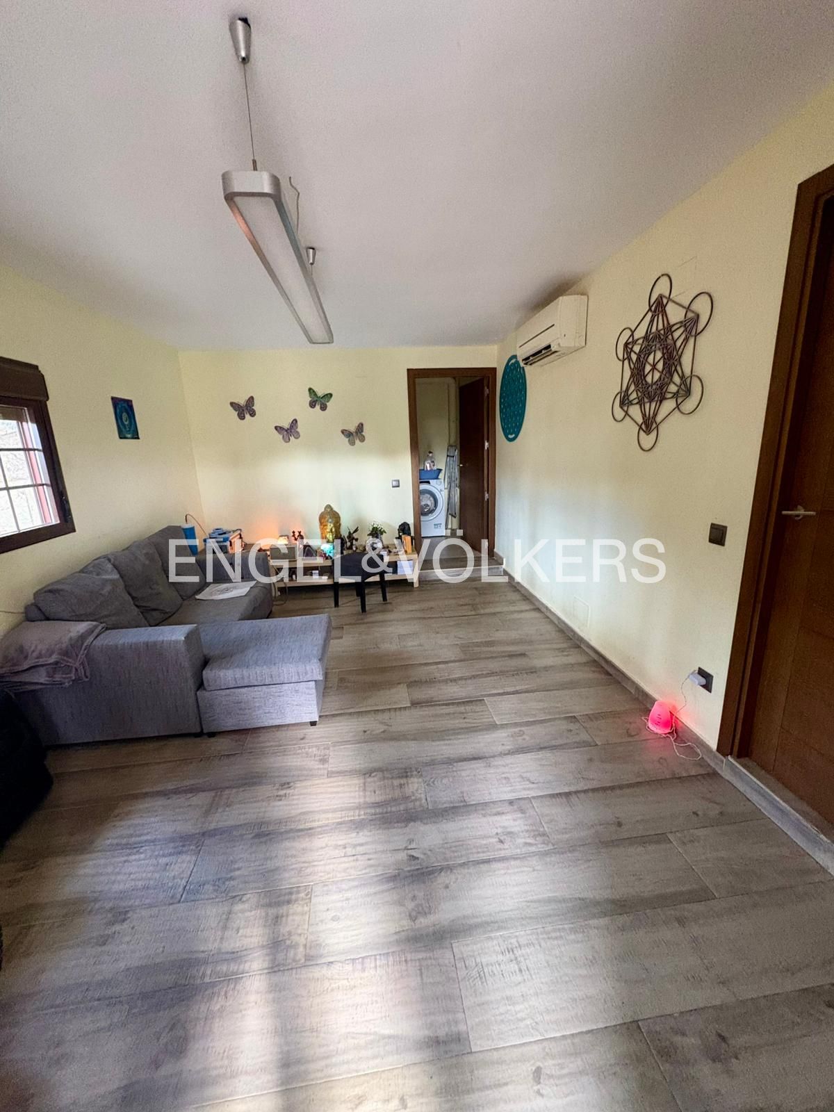 Living room of House or chalet to rent in Hoyo de Manzanares  with Heating, Private garden and Parquet flooring