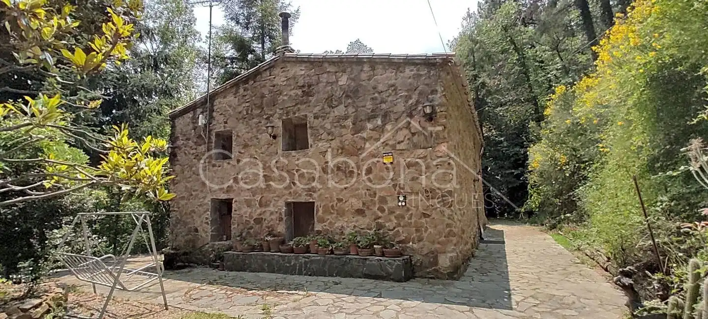 Vista exterior de Finca rústica en venta en Arbúcies con Jardín privado, Terraza y Amueblado