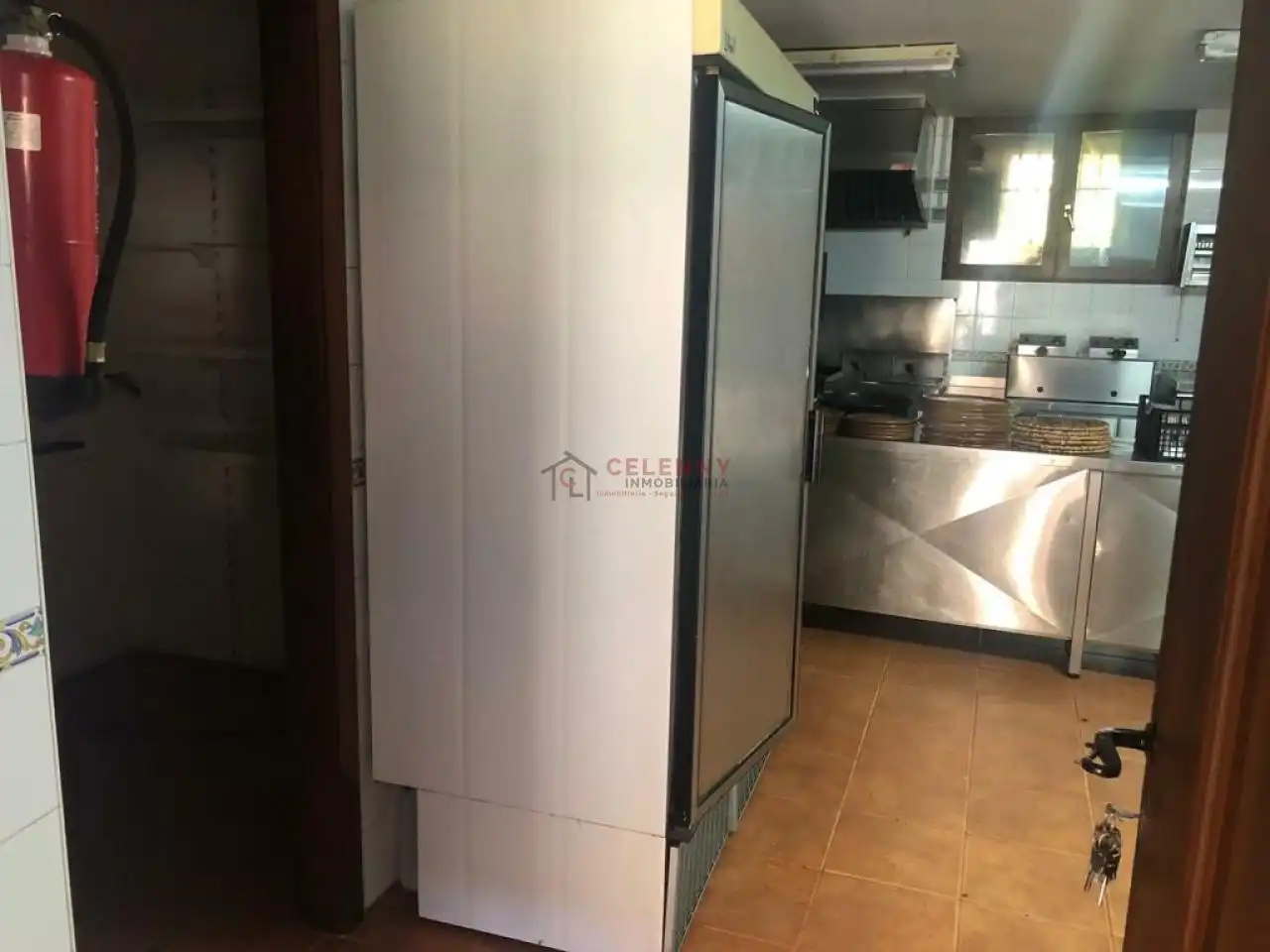 Cuina de Local en venda en A Pobra de Trives  amb Aire condicionat i Moblat
