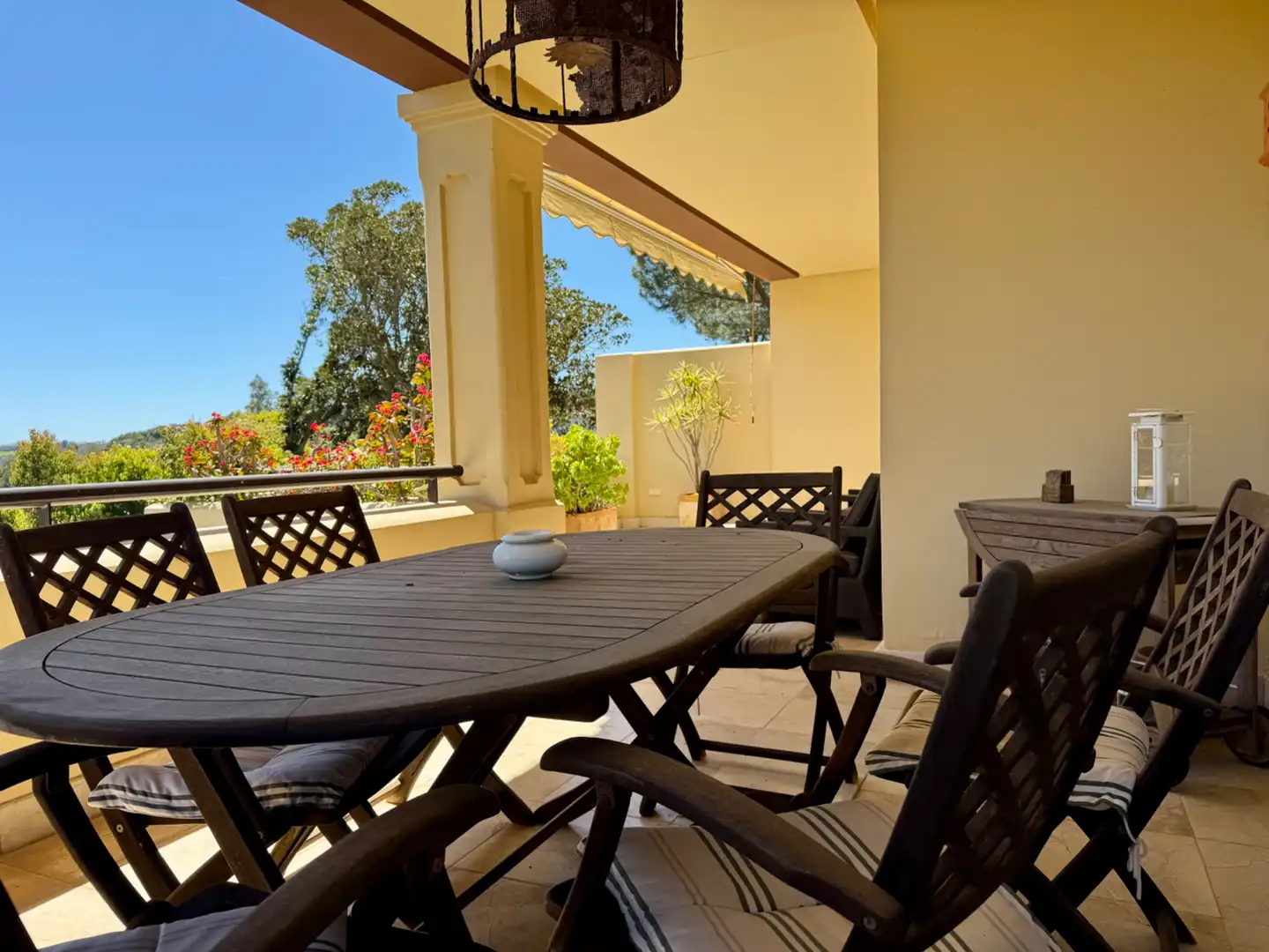Terrace of Flat for sale in Sotogrande  with Air Conditioner, Heating and Private garden
