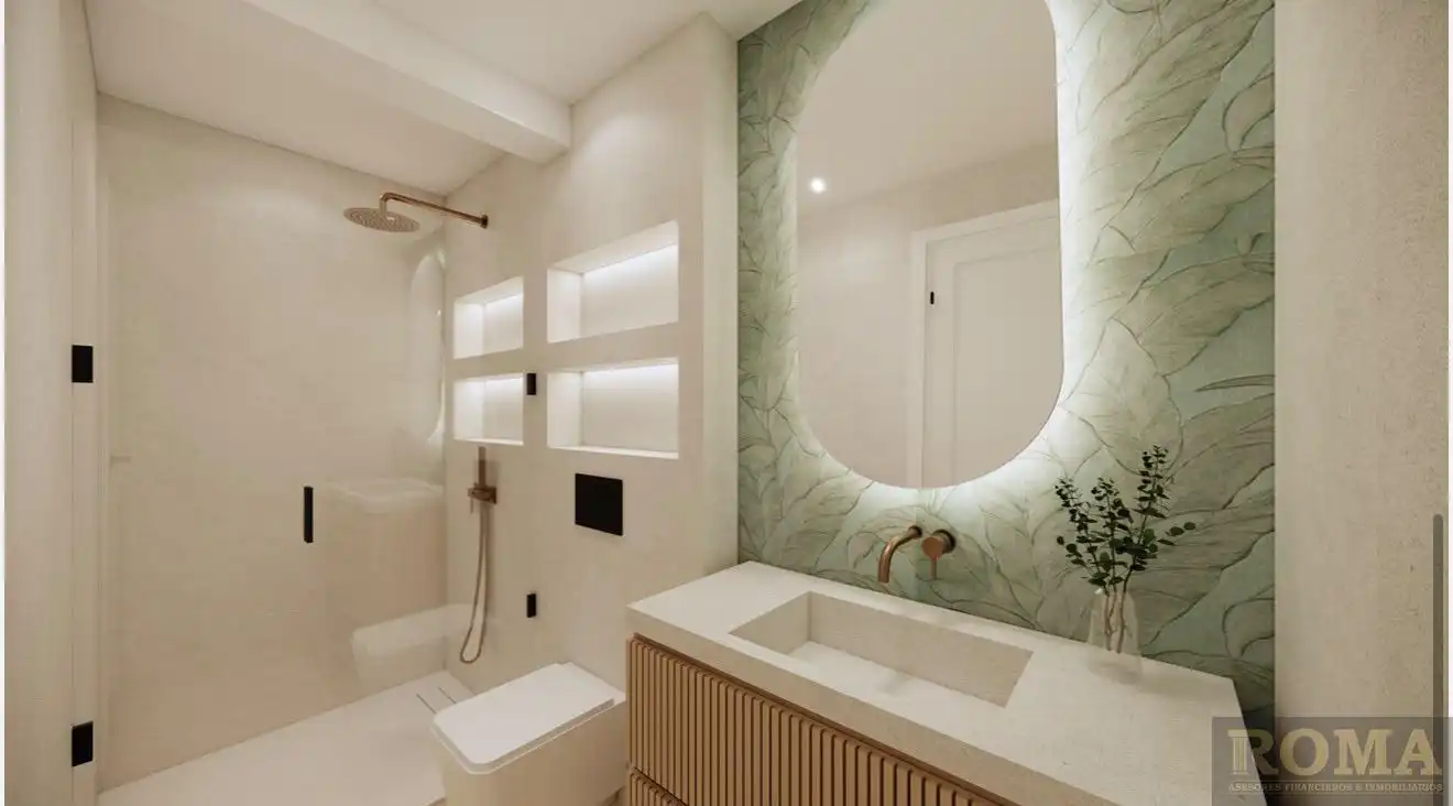 Badezimmer von Wohnung zum Verkauf in Salamanca mit Heizung, Möbliert und Balkon