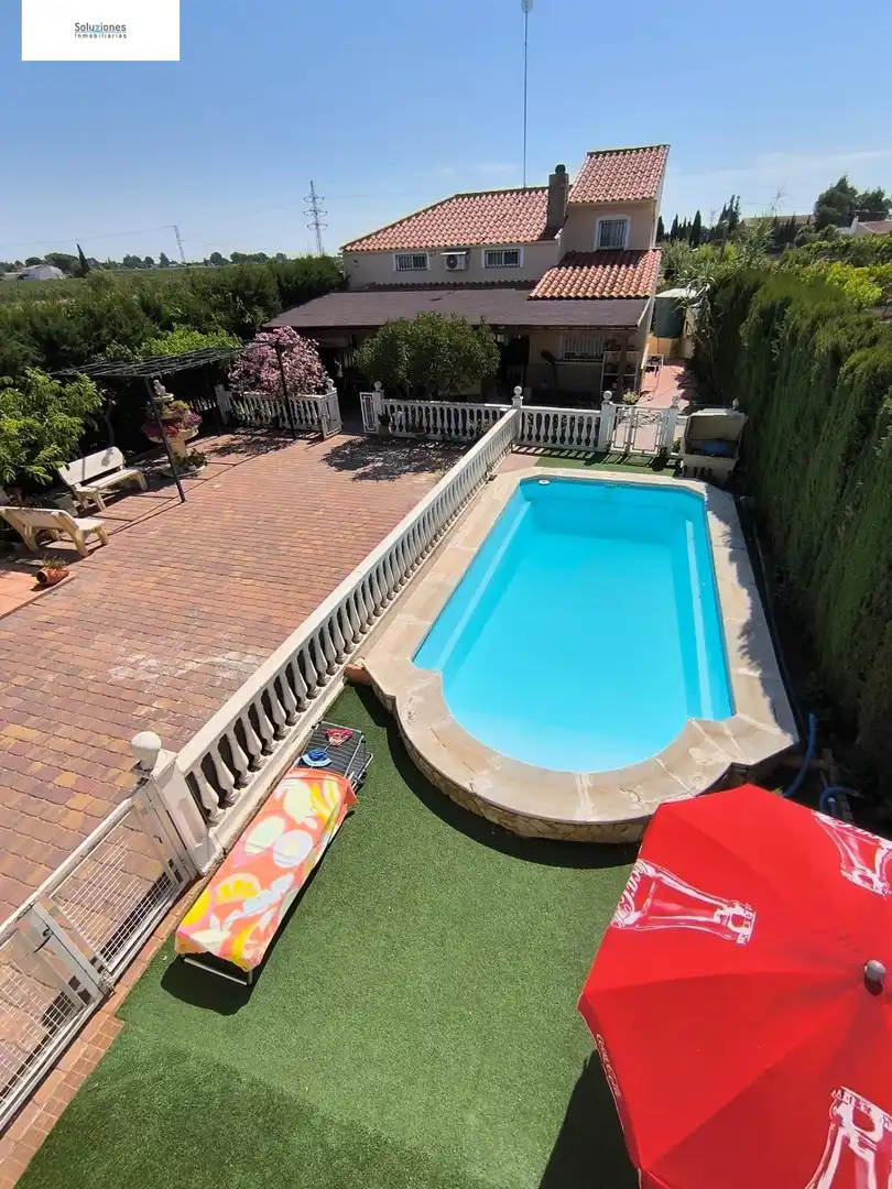 Swimming pool of Houses for sale in Albacete  with Air Conditioner, Heating and Private garden