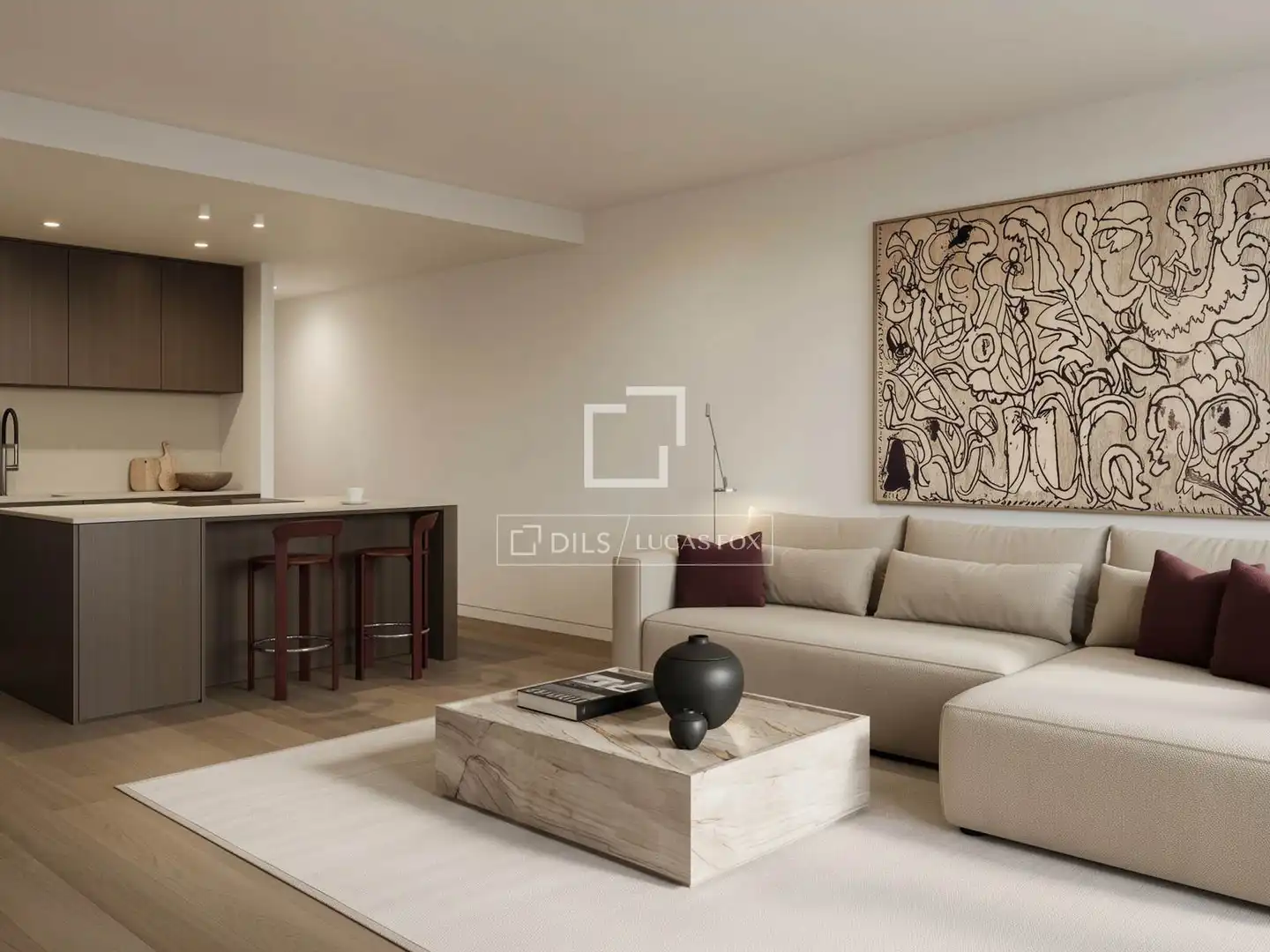 Living room of Flat for sale in Madrid  with Air Conditioner, Heating and Storage room