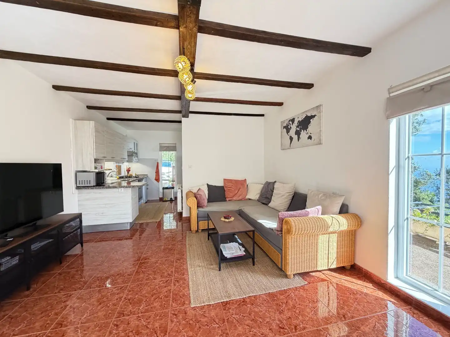 Sala d'estar de Casa o xalet en venda en Icod de los Vinos amb Calefacció i Moblat
