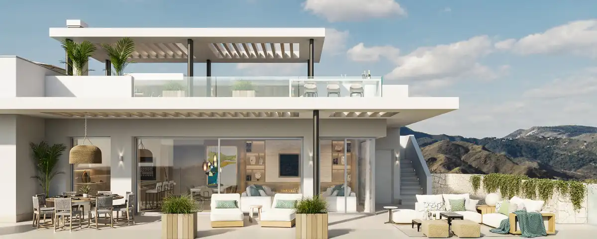 Terraza de Piso en venta en Ojén con Terraza y Piscina