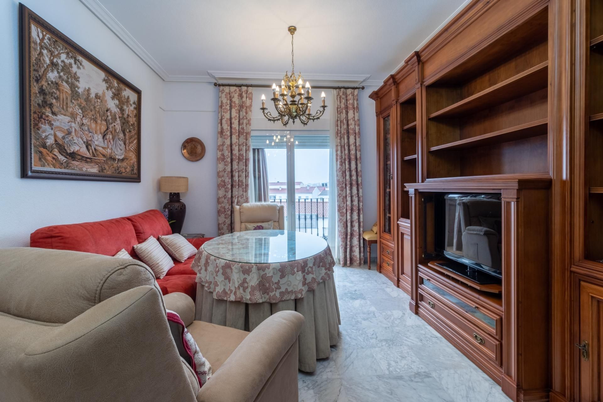 Living room of Flat for sale in Pozoblanco  with Air Conditioner, Terrace and Storage room