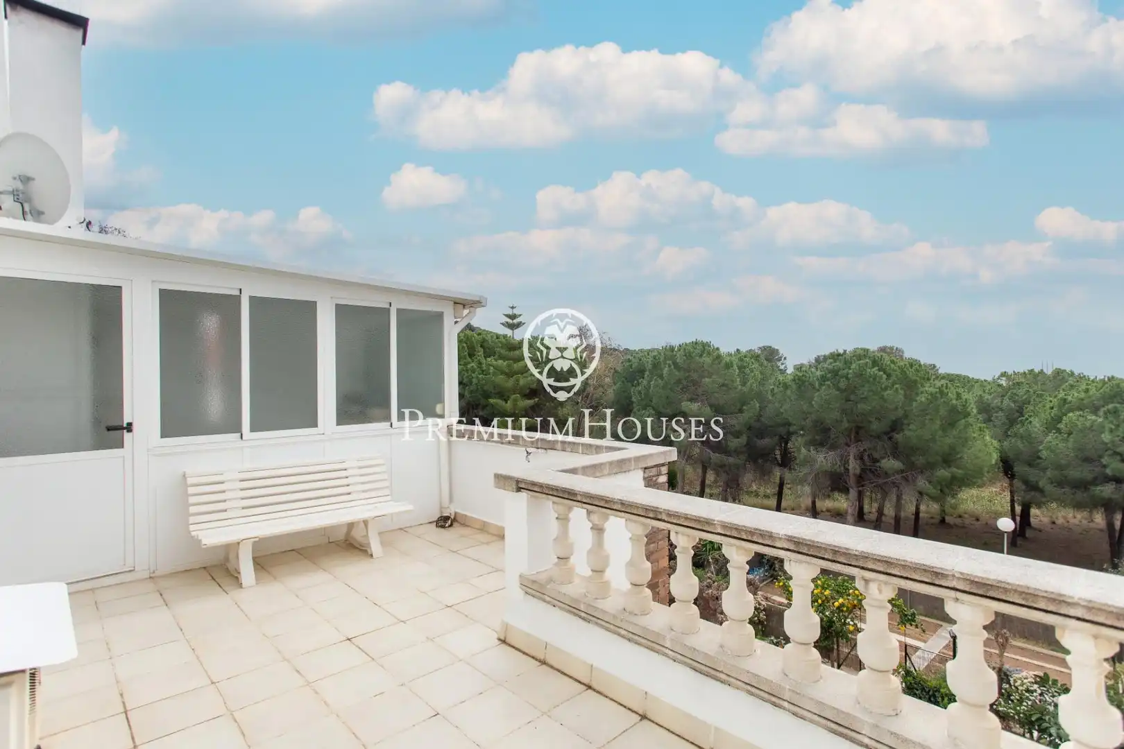 Terraza de Casa o chalet en venta en Badalona con Aire acondicionado, Calefacción y Jardín privado