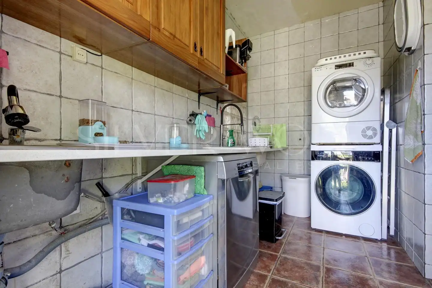 Cocina de Casa o chalet en venta en Vallirana con Calefacción, Jardín privado y Parquet