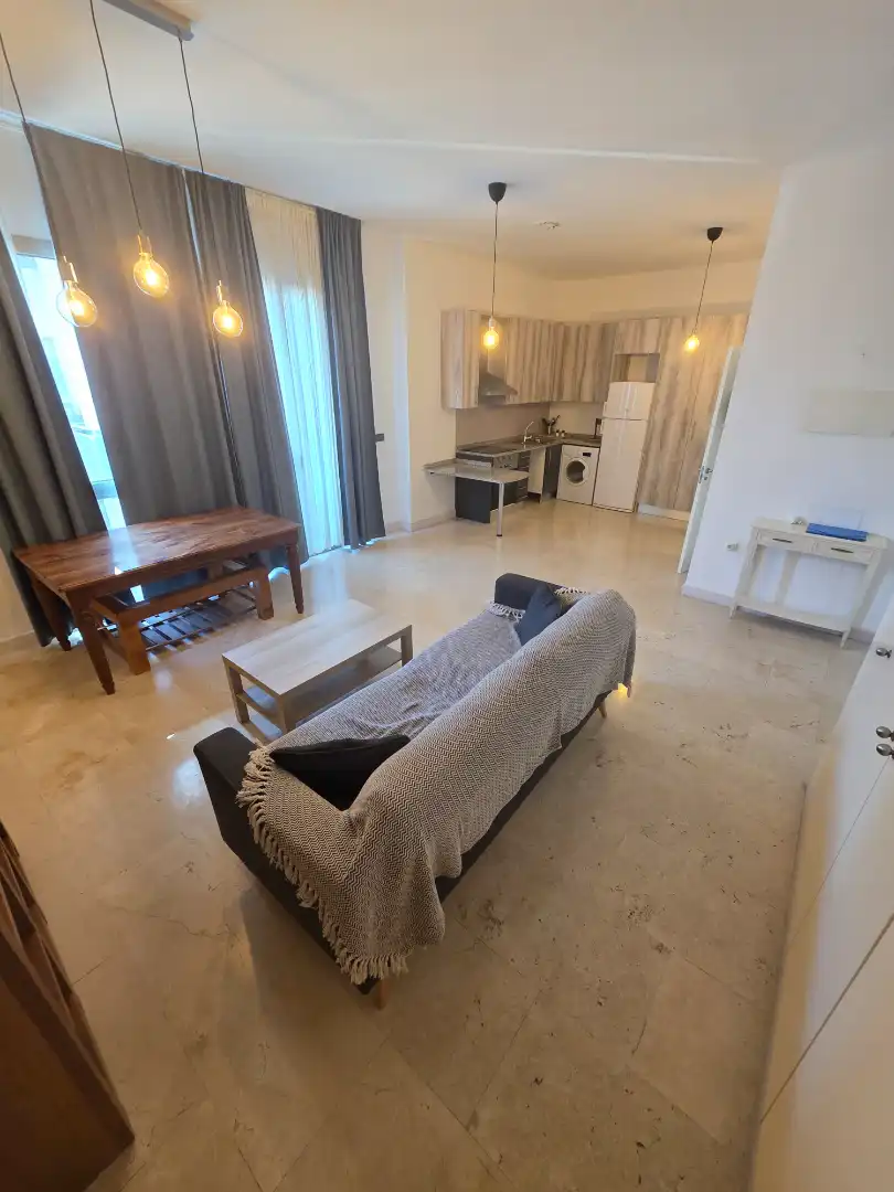 Living room of Flat for rent in Madrid  with Air Conditioner, Heating and Furnished
